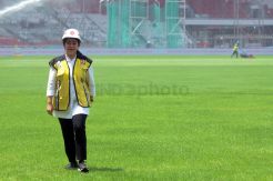 Menko Puan Tinjau Proyek Renovasi Stadion Utama Gelora Bung Karno