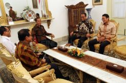 Anies-Sandi Temui Presiden Jokowi