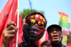 Kongres Aliansi Serikat Buruh Indonesia Tuntut Kenaikan UMP