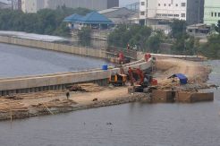 Pembangunan Giant Sea Wall Terus Dikebut