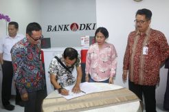 Bank DKI Resmikan Kantor Layanan di Pasar Pramuka