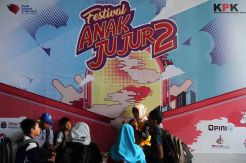 Siswa SD Ikuti Festival Anak Jujur di Gedung KPK