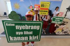 Kampanye Anak Indonesia Hebat Tertib di Jalan