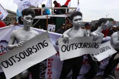 Karyawan JICT Gelar Aksi Penolakan PHK Massal