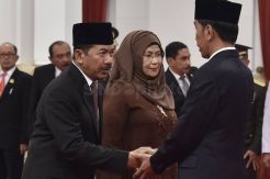 Presiden Jokowi Lantik Kepala Badan Siber dan Sandi Negara