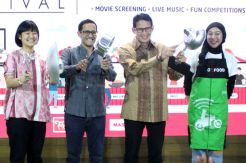 Wagub DKI Sandiaga Uno Buka Go-Food Festival