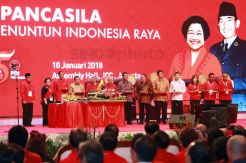Presiden Jokowi Hadiri Peringatan HUT Ke-45 PDI Perjuangan