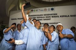 Empat Pasang Cagub-Cawagub Jabar Jalani Tes Kesehatan