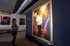 25 Lukisan Karya Jupri Abdullah Dipamerkan di Orasis Art Gallery Surabaya