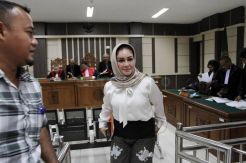 Wali Kota Tegal Nonaktif Siti Masitha Jalani Sidang Perdana