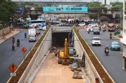 Pembangunan Underpass Kartini Hampir Rampung