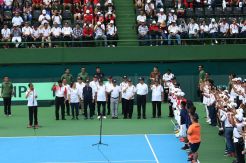 Presiden Resmikan Lapangan Tenis Senayan