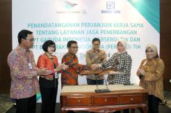 BRI dan Garuda Tandatangani Kerja Sama Layanan Perbankan