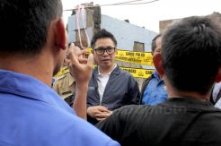 Eko Patrio Kunjungi Korban Kebakaran Krukut Tamansari