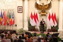 Presiden Jokowi Buka Raker Kementerian Luar Negeri