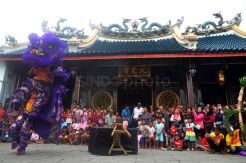 Lomba Barongsai Meriahkan Tahun Baru Imlek di Semarang