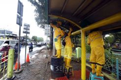 Pemeliharaan Halte Angkutan Umum di Pasar Minggu