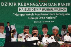 Presiden Jokowi Buka Rakernas I Majelis Dzikir Hubbul Wathon
