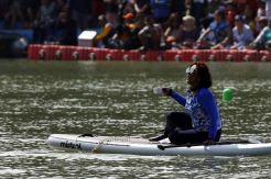 Adu Cepat Menteri Susi dan Sandi Uno Meriahkan Festival Danau Sunter