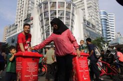 Plastic Reborn Hadir di Car Free Day Jalan Jenderal Sudirman
