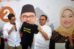 Sandiaga Uno Temui Relawan Dirman-Ida
