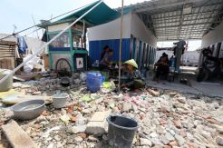 Shelter di Kampung Akuarium Mulai Dihuni Warga