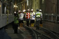 Presiden Jokowi Tinjau Proyek MRT di Bundaran HI