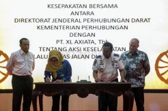 Kemenhub dan XL Jalin Kerja Sama Keselamatan Berlalu Lintas