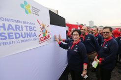 Menkes Hadiri Puncak Hari TBC Sedunia 2018 di Monas