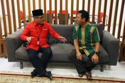 Sekjen PDI Perjuangan Temui Ketum PPP Bahas Dukungan ke Jokowi