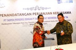 BRI dan Bank Taspen Jalin Kerja Sama Digitalisasi Layanan Pembayaran Pensiun