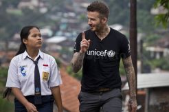 David Beckham Kunjungi SMP 17 Semarang