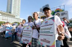 Ratusan Pekerja JICT Gelar Aksi Simpatik
