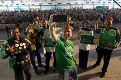 Ribuan Mitra Hadir pada HUT ke-3 Grab di Surabaya