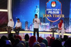 Dua Pasangan Calon Ikuti Debat Terbuka Pilgub Jatim