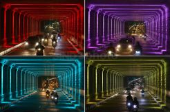 Keindahan Warna-warni Underpass Mampang-Kuningan