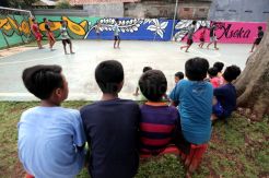 RPTRA Asoka Semakin Cantik dengan Mural Warna-Warni
