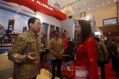 Pjs Walikota Palembang Ahmad Najib Kenalkan Produk Unggulan di Inacraft 2018