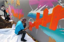 Tuangkan Kreativitas dalam Graffiti di Street Art Fest