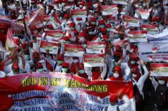 Aksi Mayday 2018 di Jakarta Berjalan Tertib