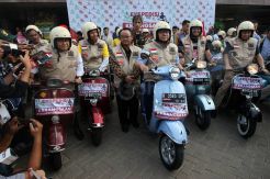 Tokoh-tokoh Nasional Naik Vespa di Tasyakuran Milad Pemuda Muhammadiyah