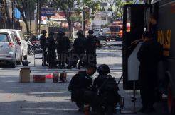 Tim Gegana Polri Diterjunkan ke Lokasi Ledakan Gereja Pantekosta Jalan Arjuna Surabaya