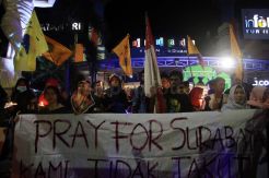 Mahasiswa di Manado Gelar Aksi Solidaritas Korban Bom Surabaya