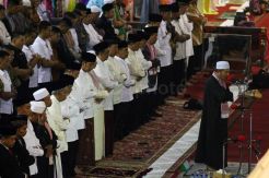 Presiden Jokowi Tarawih di Masjid Istiqlal