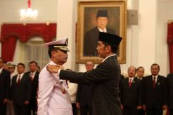 Presiden Jokowi Lantik KSAL Laksamana TNI Siwi Sukma Adji
