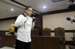 Anas Urbaningrum Jalani Sidang PK