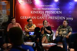 Roda Tiga Konsultan Merilis Hasil Survey Kinerja Presiden dan Gerakan Ganti Presiden 2019