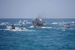 Konvoi Perahu Warga Gaza Berhasil Terobos Blokade Laut Israel