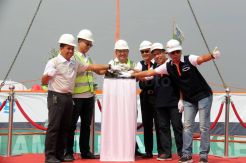 Progress Lebih Cepat, Tower 1 Apartemen Arandra Residence Lakukan Topping Off
