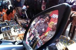 Gelar Operasi Pekat Semeru 2018, Polres Malang Kota Sita Ratusan Botol Miras